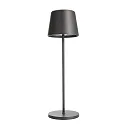 battery table lamp CANIS CCT Switch, with touch dimmer, without charger IP65, dark grey, mat dimmable