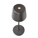 Deko-Light battery table lamp CANIS MINI CCT Switch, with touch dimmer, without charger IP65, dark grey, mat dimmable