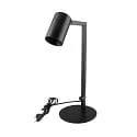 Luminaria de mesa CAN TILT con enchufe, conmutable, giro cardánico GU10 IP20, negro 
