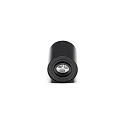 Luminaria de techo BENGALA ROUND cilíndrico, ajustable GU10 IP20, negro regulable