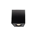 Luminaria de techo BENGALA SQUARE forma de cubo, ajustable GU10 IP20, negro regulable