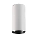 Luz downlight LUCEA 15 rígido, versión de montaje en superficie, CCT Switch IP20, transparente, blanco tráfico regulable