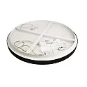 Deko-Light Luminaria de pared y techo MEROPE 60 IP20, negro
