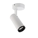 Luminaria de techo LUCEA TILT IP20, blanco tráfico regulable