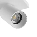 Deko-Light Luminaria de techo CAN TILT SQUARE 30.5CM de 2 llamas, angular, giro cardánico GU10 IP20, blanco