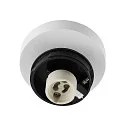Deko-Light Luminaria de techo CAN TILT ROUND BASE Ø 8CM MIX‘N MATCH de 1 llama, redondo, sin pantalla, giro cardánico GU10 IP20, blanco