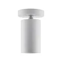 Deko-Light Luminaria de techo CAN TILT ROUND BASE Ø 8CM MIX‘N MATCH de 1 llama, redondo, sin pantalla, giro cardánico GU10 IP20, blanco