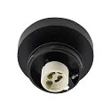 Deko-Light Luminaria de techo CAN TILT ROUND BASE Ø 8CM MIX‘N MATCH de 1 llama, redondo, sin pantalla, giro cardánico GU10 IP20, negro