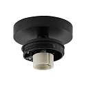 Deko-Light Luminaria de techo CAN TILT ROUND BASE Ø 8CM MIX‘N MATCH de 1 llama, redondo, sin pantalla, giro cardánico GU10 IP20, negro