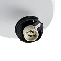Deko-Light Bar de la luz CAN TILT ROUND BASE Ø 20CM MIX‘N MATCH de 2 llamas, redondo, sin pantalla, giro cardánico GU10 IP20, blanco