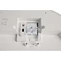 Deko-Light Luminaria empotrable para techos ZAURAK 300 redondo, constante de voltaje IP44, negro, plata, blanco 