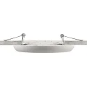 Deko-Light Luminaria empotrable para techos ZAURAK 300 redondo, constante de voltaje IP44, negro, plata, blanco 