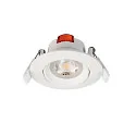 Luz downlight SMD-68-230V-ROUND giratorio, versión incorporada IP20, blanco tráfico regulable