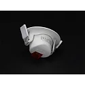 Deko-Light Luz downlight SMD-68-230V-ROUND giratorio, versión incorporada IP20, blanco tráfico regulable