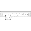 Deko-Light recessed spotlight DIONE IP20 swivelling, wired through IP20, black dimmable