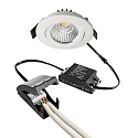 Deko-Light recessed spotlight DIONE IP20 DTW 930-918 swivelling, Dim-To-Warm, wired through IP20, white dimmable