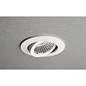 Deko-Light Proyector empotrado DIONE IP44 DIM 827 giratorio, con cable a través de IP44, blanco regulable