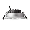 Deko-Light Proyector empotrado DIONE IP44 DIM 827 giratorio, con cable a través de IP44, plata regulable