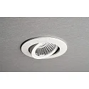 Deko-Light Proyector empotrado DIONE IP44 DIM 830 giratorio, con cable a través de IP44, blanco regulable