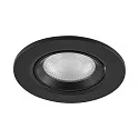 Deko-Light Proyector empotrado SURTUR TILT 68 CCT giratorio, CCT Switch IP20/IP44, negro regulable