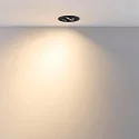 Deko-Light Proyector empotrado SURTUR TILT 68 CCT giratorio, CCT Switch IP20/IP44, negro regulable