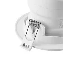 recessed spotlight SURTUR TILT 83 CCT swivelling, CCT Switch IP20/IP44, white dimmable