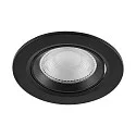 Deko-Light Proyector empotrado SURTUR TILT 83 CCT giratorio, CCT Switch IP20/IP44, negro regulable