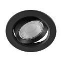Deko-Light Proyector empotrado SURTUR TILT 83 CCT giratorio, CCT Switch IP20/IP44, negro regulable