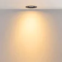 Deko-Light Proyector empotrado SURTUR TILT 83 CCT giratorio, CCT Switch IP20/IP44, negro regulable
