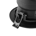 Deko-Light Proyector empotrado SURTUR TILT 83 CCT giratorio, CCT Switch IP20/IP44, negro regulable