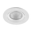 Deko-Light recessed spotlight SURTUR TILT 83 DTW swivelling, Dim-To-Warm IP20/IP44, white dimmable