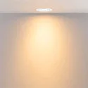 Deko-Light recessed spotlight SURTUR TILT 83 DTW swivelling, Dim-To-Warm IP20/IP44, white dimmable