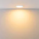 Deko-Light downlight ACRUX PRO 68 rigid, CCT Switch, UGR < 19 IP20/ IP54, glossy, white dimmable
