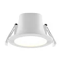 Deko-Light downlight ACRUX PRO 68 rigid, CCT Switch, UGR < 19 IP20/ IP54, glossy, white dimmable