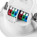 Deko-Light downlight ACRUX PRO 68 rigid, CCT Switch, UGR < 19 IP20/ IP54, glossy, white dimmable