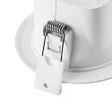 Deko-Light downlight ACRUX PRO 68 rigid, CCT Switch, UGR < 19 IP20/ IP54, glossy, white dimmable