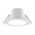 Deko-Light downlight ACRUX PRO 82 rigid, CCT Switch, UGR < 19 IP20/ IP54, glossy, white dimmable