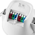 Deko-Light downlight ACRUX PRO 82 rigid, CCT Switch, UGR < 19 IP20/ IP54, glossy, white dimmable