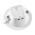 Deko-Light downlight ACRUX PRO 120 rigid, CCT Switch, UGR < 19, multipower IP20/ IP54, glossy, white dimmable