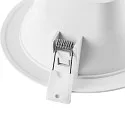 Deko-Light downlight ACRUX PRO 120 rigid, CCT Switch, UGR < 19, multipower IP20/ IP54, glossy, white dimmable