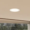 Deko-Light downlight ACRUX PRO 120 rigid, CCT Switch, UGR < 19, multipower IP20/ IP54, glossy, white dimmable