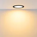 Deko-Light Luz downlight ACRUX PRO 120 rígido, CCT Switch, UGR < 19, multipower IP20/ IP54, brillante, negro regulable