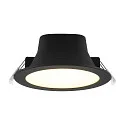 Deko-Light Luz downlight ACRUX PRO 120 rígido, CCT Switch, UGR < 19, multipower IP20/ IP54, brillante, negro regulable