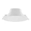 downlight ACRUX PRO 190 rigid, CCT Switch, UGR < 19, multipower IP20/ IP54, glossy, white dimmable