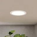Luz downlight ACRUX PRO 190 rígido, CCT Switch, UGR < 19, multipower IP20/ IP54, brillante, blanco regulable