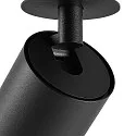 Deko-Light Proyector empotrado CAN TILT ROUND SINGLE de 1 llama, redondo, giro cardánico GU10 IP20, negro