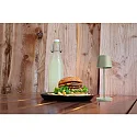 Deko-Light battery table lamp CANIS MINI GASTRO with touch dimmer, with charger, 15 pcs. IP65, mat, graphite black dimmable