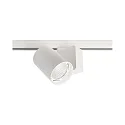 Foco trifásico NIHAL incl. adaptador trifásico IP20, blanco regulable