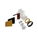 Deko-Light Foco trifásico NIHAL incl. adaptador trifásico IP20, blanco regulable