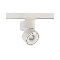 Foco trifásico UNI II TILT incl. adaptador trifásico, incl. conductor, giro cardánico IP20, blanco regulable
